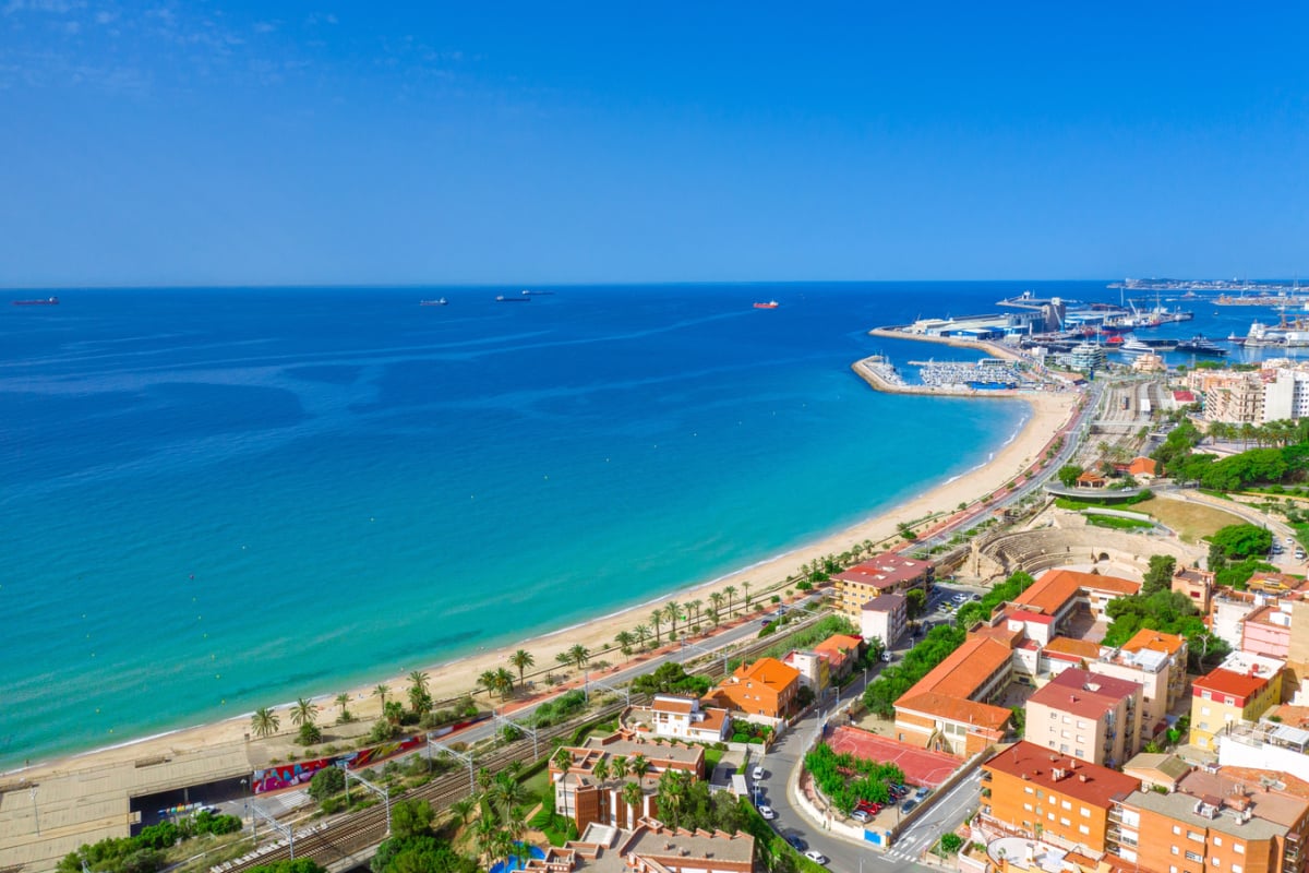 Coastline of Tarragona