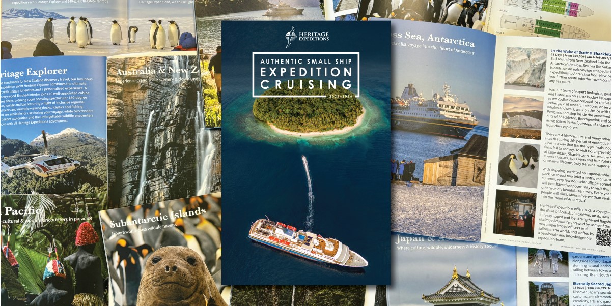 Heritage Expeditions releases brochure for 2025-2026